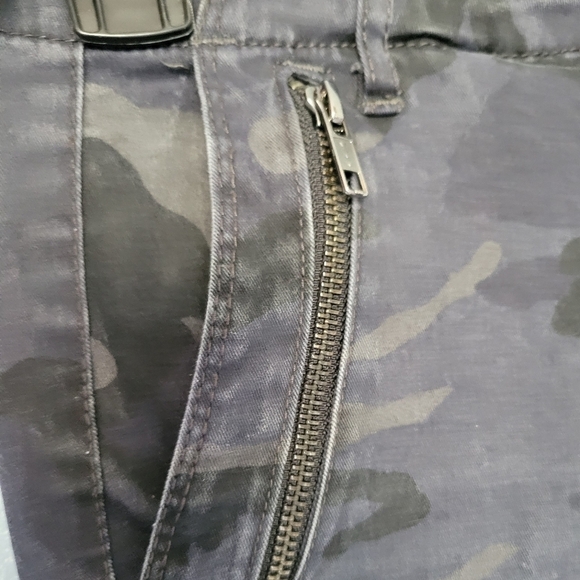 Zara Basic Moto Camouflage Pants Size 4 Green - Picture 4 of 11